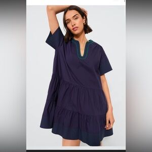 Pomander Place Navy Kinsley Dress Size M